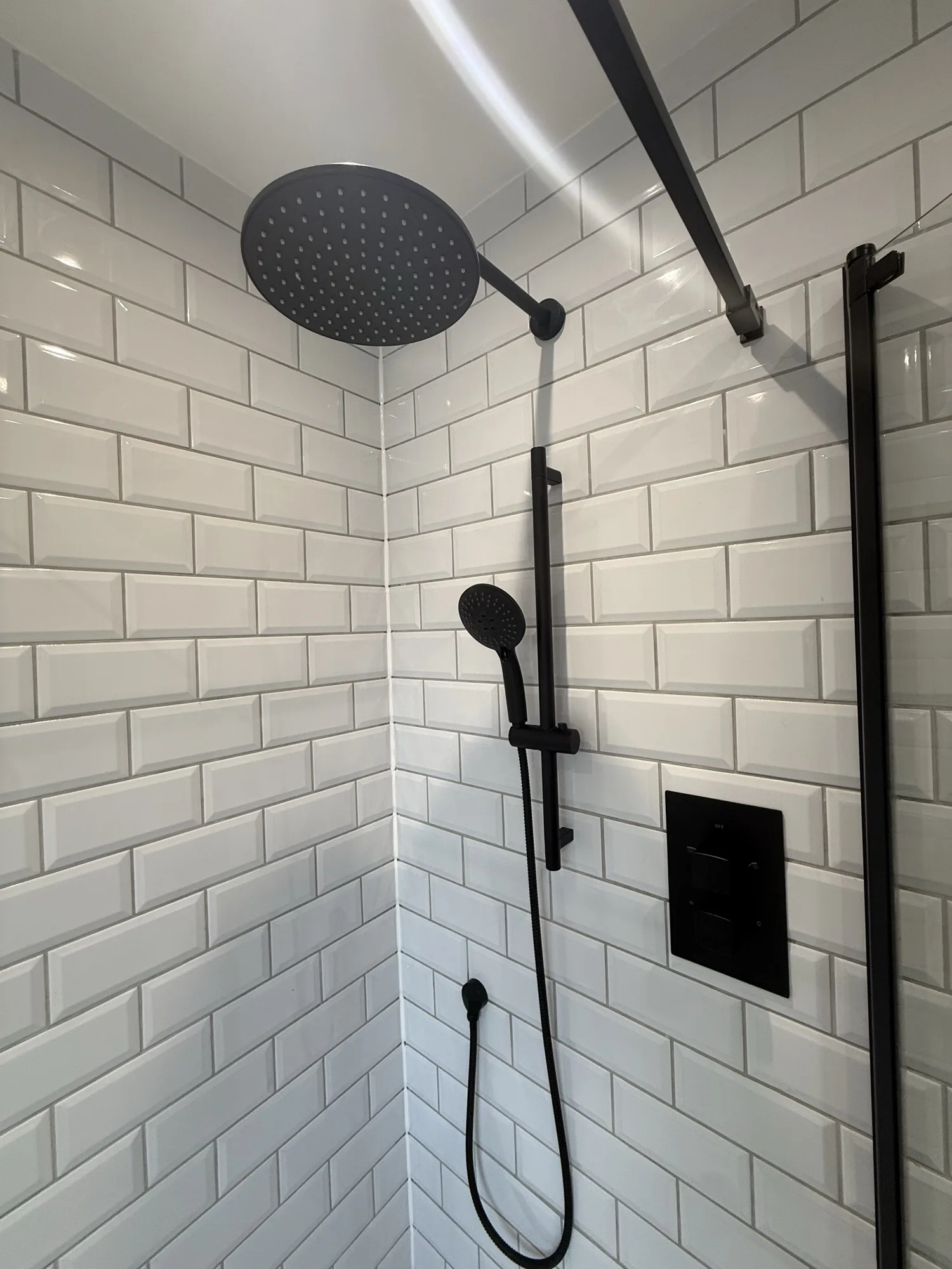 Bathroom tiling and finishing by AH Plumbing and Heating