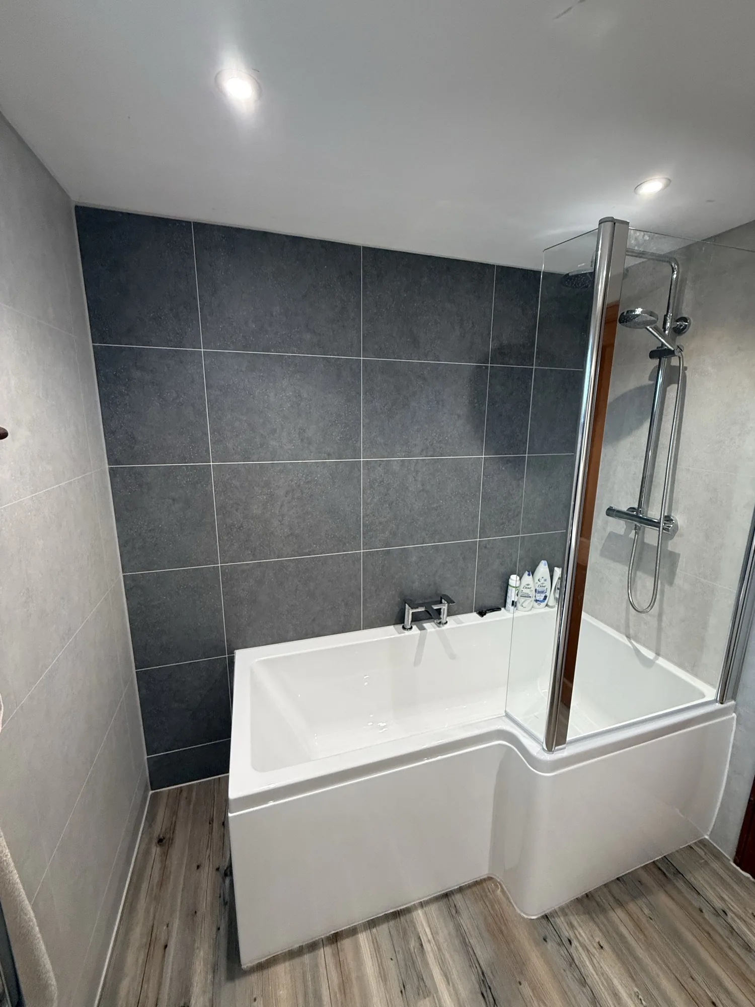 WC and storage installed during a bathroom renovation