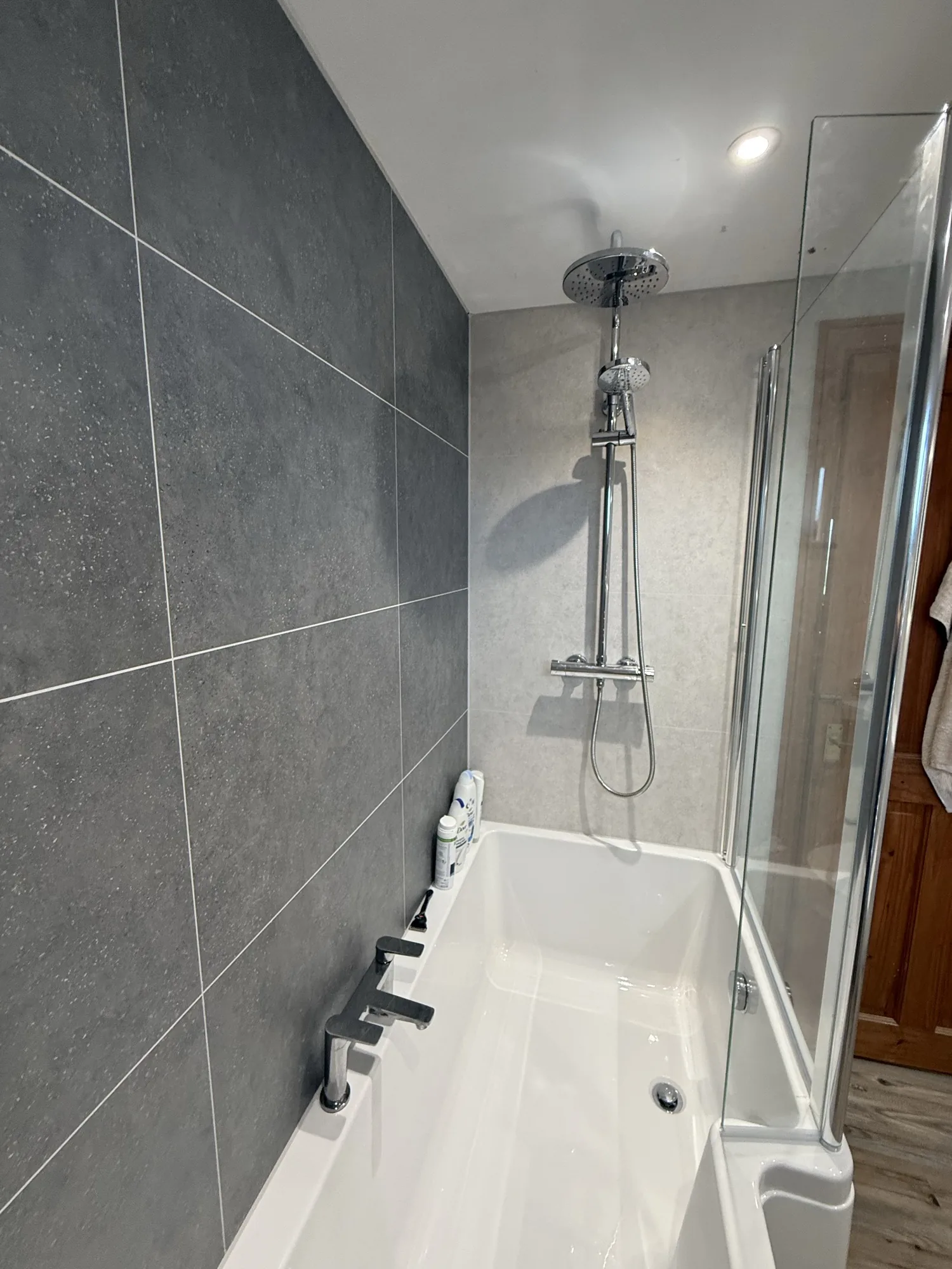 Completed family bathroom in North Cornwall